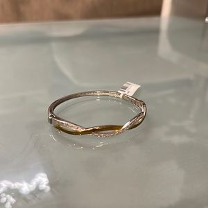 Sterling Silver and 1/4 ct TW diamond bracelet (new)